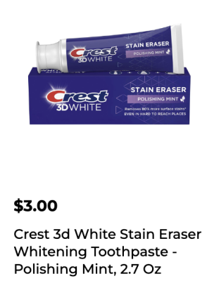 Crest Toothpaste only 1.00 at Dollar General!